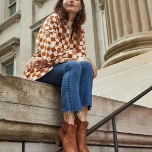 MADEWELL Cali Demi-Boot Jeans in Kemper Wash.